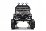 Kahekohaline elektriauto lastele LeanToys Unimog S, must