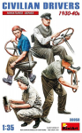 Liimitav mudel MiniArt 38050 Civilian Drivers 1930-40s 1/35