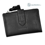 Nahast rahakott naistele Luigi Benetton ALONDRA-3. GR-3785, must