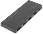 Digitus HDMI jagaja DS-45323, 4K/60Hz, 18 Gbps, 4 v&auml;ljundit, Micro USB toide, ESD kaitse