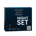 Komplekt Sigma Men Night Set meestele: kehapalsam, 100 ml + n&auml;oseerum, 50 ml + silma&uuml;mbruskreem, 30 ml