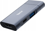 Jcpal Usb-c 3-in-1 reisiadapter koos Hdmi 4k @ 60hz