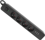 Defender SFS 133 pikendusjuhe, 1.5 m, 4 pistikupesa, 3 USB