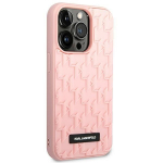 Karl Lagerfeld KLHCP14LRUPKLPP telefonile iPhone 14 Pro, roosa