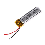 1 tk laetav Lipo aku 350829 (3.8v, 50mAh Lipo) Bluetooth k&otilde;rvaklappide, nutikellade, POS, meditsiiniliste instrumentide ja muude kaasaskantavate seadmete jaoks.