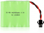 1 tk laetav aku 4.8V Ni-Mh 2400 mAh kaugjuhtimispuldi auto jaoks
