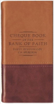 Chequebook of the Bank of Faith - Tan/Burgundy Revised ed.