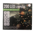 J&otilde;ulutuled 8 f, 200LED/16m + 3m, v&auml;rv: k&uuml;lm valge (114) 7542