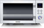 Severin MW 7777 Mikrolaineahi terasest, must (matt) 900 W grillifunktsioon