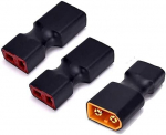 3 tk XT60 mees- ja XT60 emakese T-pistiku juhtmevaba adapteri &uuml;hendaja