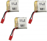 3 tk 3.7V 380mAh Li-Po asendusaku Syma X21 X21W Quadricopter RC Drone jaoks
