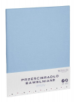 Puuvillane voodilina Simply A437 - helesinine
