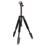 Statiiv Fotoaparaadi alus Hama&nbsp;Tripod Traveler 117 ball, must, Kaamera statiiv Hama Tripod Traveler 117 pall, must