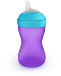 Philips Avent My Grippy mācību krūzīte ar mīkstu snīpi 300ml 9M+ lillā SCF802|02