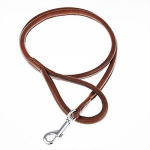 Nahast koerte jalutusrihm Amibelle, pruun, S, laius 1 cm