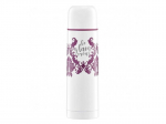 Ambition Glamour termos, 500 ml, valge lilla mustriga
