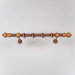 Kardinapuu BERGAMO &Oslash;28mm tume tamm, 160 cm, 160 cm