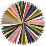 T&otilde;mblukuga spiraal RainBow&reg; No.3 k&auml;sitsi lukustatava lukuga, 18 cm, erinevad v&auml;rvid, 60 tk