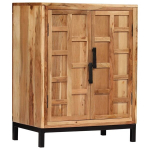vidaXL toekast akaatsiapuidust puhvetkapp 60 x 35 x 76 cm, Ruda