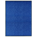 vidaXL uksematt pestav, sinine, 90 x 120 cm