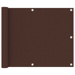 vidaXl r&otilde;dusirm, pruun, 75 x 300 cm, oxford-kangas