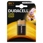 Leelispatarei Duracell 6LF22 / MN1604 / 9V (EU blister)