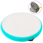 vidaXL t&auml;ispumbatav v&otilde;imlemismatt pumbaga 100x100x15 cm PVC roheline