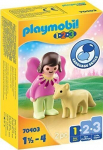 70403 PLAYMOBIL&reg; 1.2.3 Haldjas lehega