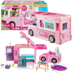 Barbie Super Adventure matkanukud, matkahaagissuvila koos tarvikutega