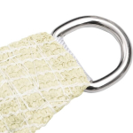 vidaXL p&auml;ikesepuri 160 g/m&sup2; kreemjas 2 x 2,5 m, HDPE