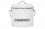 Kompostikast Maku, 3,5 L, valge