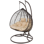 Kahekohaline ripptool Patio Marcel, pruun/beež