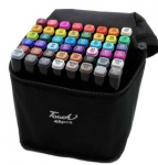 Kahepoolsed viltpliiatsid-markerid Touch, 48 tk