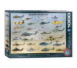 Pusle Eurographics, 6000-0088, Military Helicopters, 1000 tk