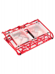 Jahutusalus STM m&auml;ngude s&uuml;learvutile, m&auml;ngukonsoolile, 2 ventilaatoriga ja valgustusega, 6 sammuga, 13" kuni 17.3", IP33, Red