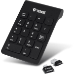 Juhtmevaba numbriklaviatuur YENKEE YKB 4020 WL, Type-C adapter, 2.4Ghz, -