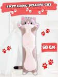 Armas pl&uuml;&uuml;sist kass - stressivastane, pehme laste pl&uuml;&uuml;sist m&auml;ngupadi, pl&uuml;&uuml;sist pikk puuvillane kass, hall 50cm