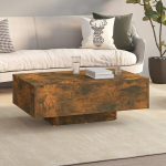 vidaXL kohvilaud, suitsutatud tamm, 85 x 55 x 31 cm, tehispuit