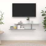vidaXL seinale kinnitatav teleririiul, hall Sonoma tamm, 125x18x23 cm