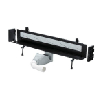 Seina du&scaron;irenn Viega Advantix Wall 30 - 120 cm, matt v&otilde;rega