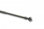 V&auml;ljat&otilde;mmatav mini-karniis, 80-120 cm, kroom matt