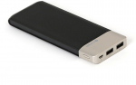 Akupank Akupank Platinet Polymer 11 000 mAh, 2 x USB, Must