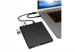 Optiline seade Optiline draiv v&auml;line DVD-CD RW-draiv USB-C USB 3.0 4in1 SD-kaardi lugeja