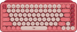Logitech klaviatuur Pop Icon Keys US (W), roosa