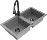 Graniidist k&ouml;&ouml;givalamu Mexen Mario koos segisti ja sifooniga, Grey+Black