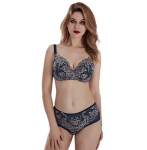 &Scaron;ikk pitsist rinnahoidja/ L.M./11826/Sinine/