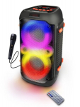 Esperanza kaasaskantav k&otilde;lar EP156 BT FM LED RGB KARAOKE Speaker must 20W