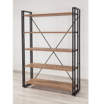 Eraldiseisev riiul Kalune Design Cosmo Fix, pruun/must