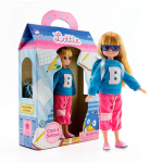 Nukk Lottie - Koolit&uuml;druk B, 18 cm