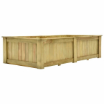 vidaXL t&otilde;stetud peenar 196 x 100 x 50 cm immutatud m&auml;nnipuidust